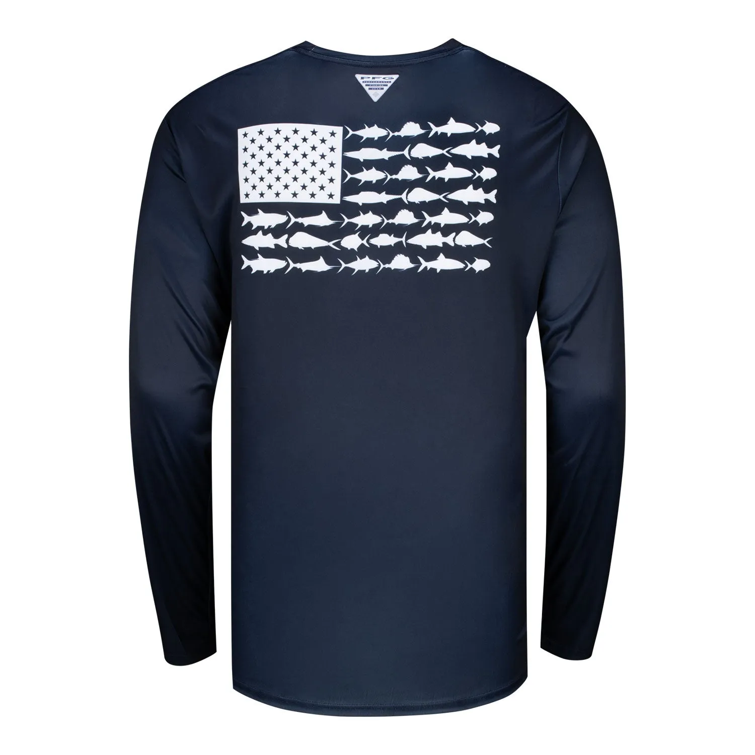 Wing Wheel Flag Columbia Terminal Tackle Long Sleeve Shirt