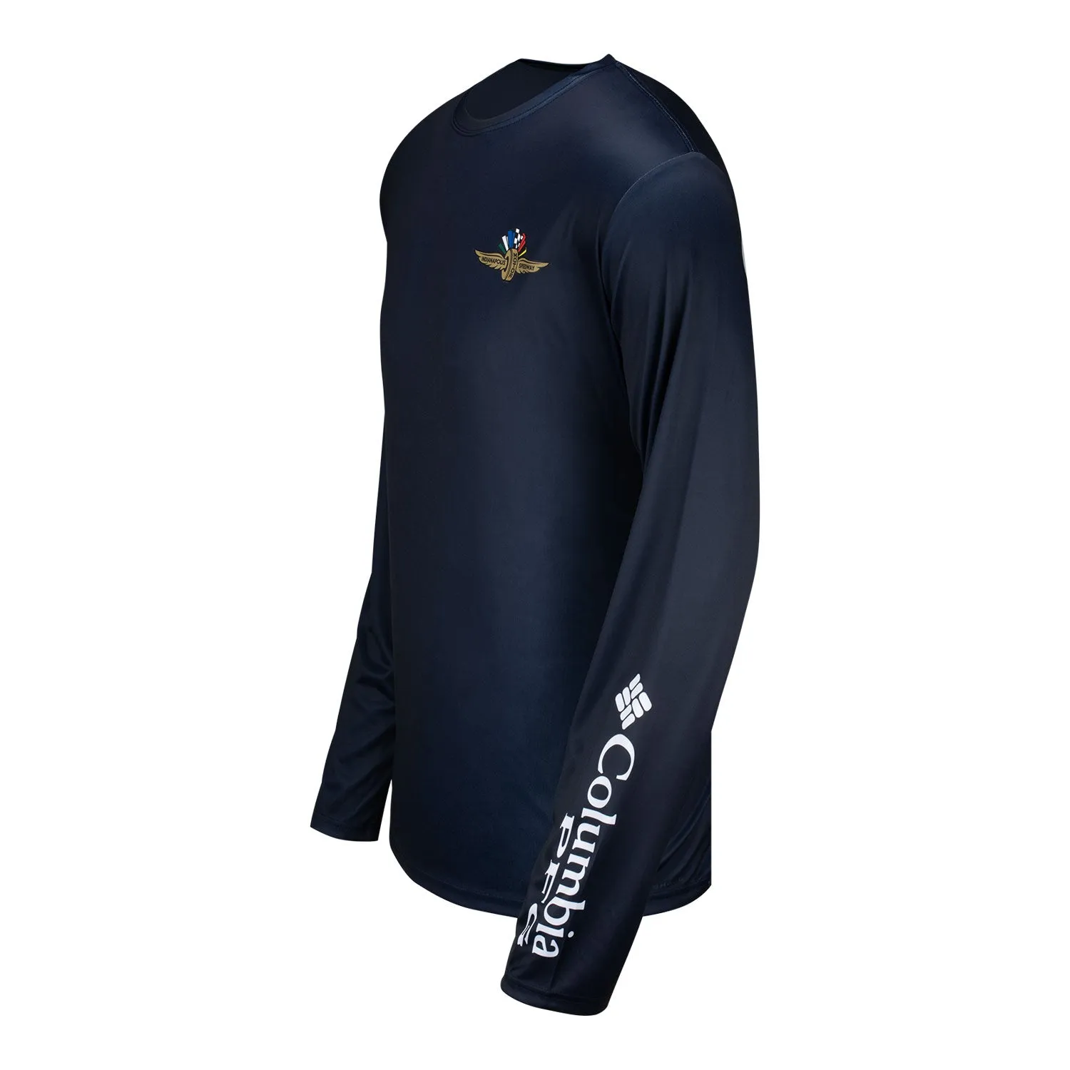 Wing Wheel Flag Columbia Terminal Tackle Long Sleeve Shirt