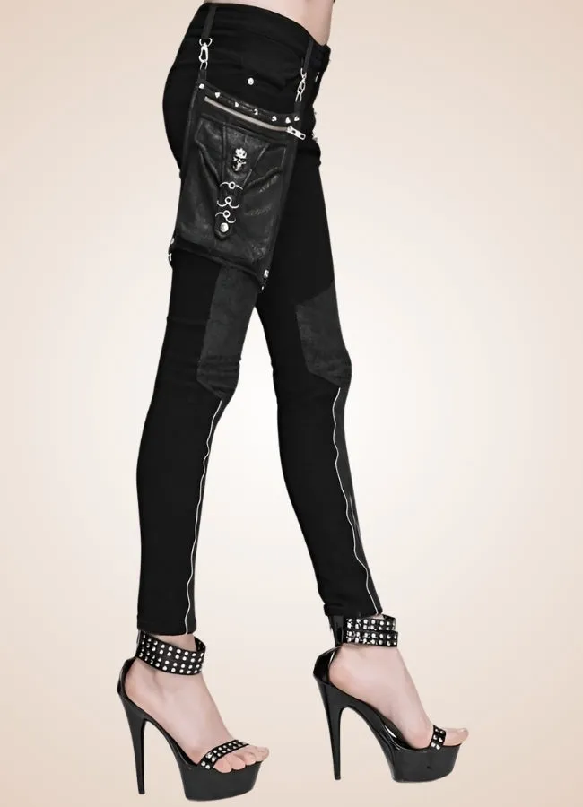 Woman Steampunk Style Pants
