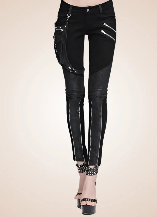 Woman Steampunk Style Pants