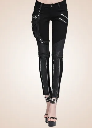 Woman Steampunk Style Pants