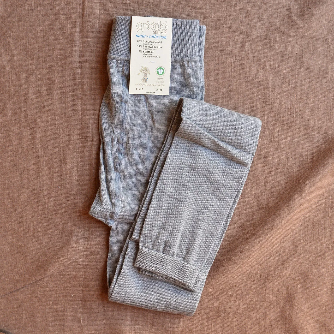 Women's Footless Tights/Leggings - Organic Wool/Cotton