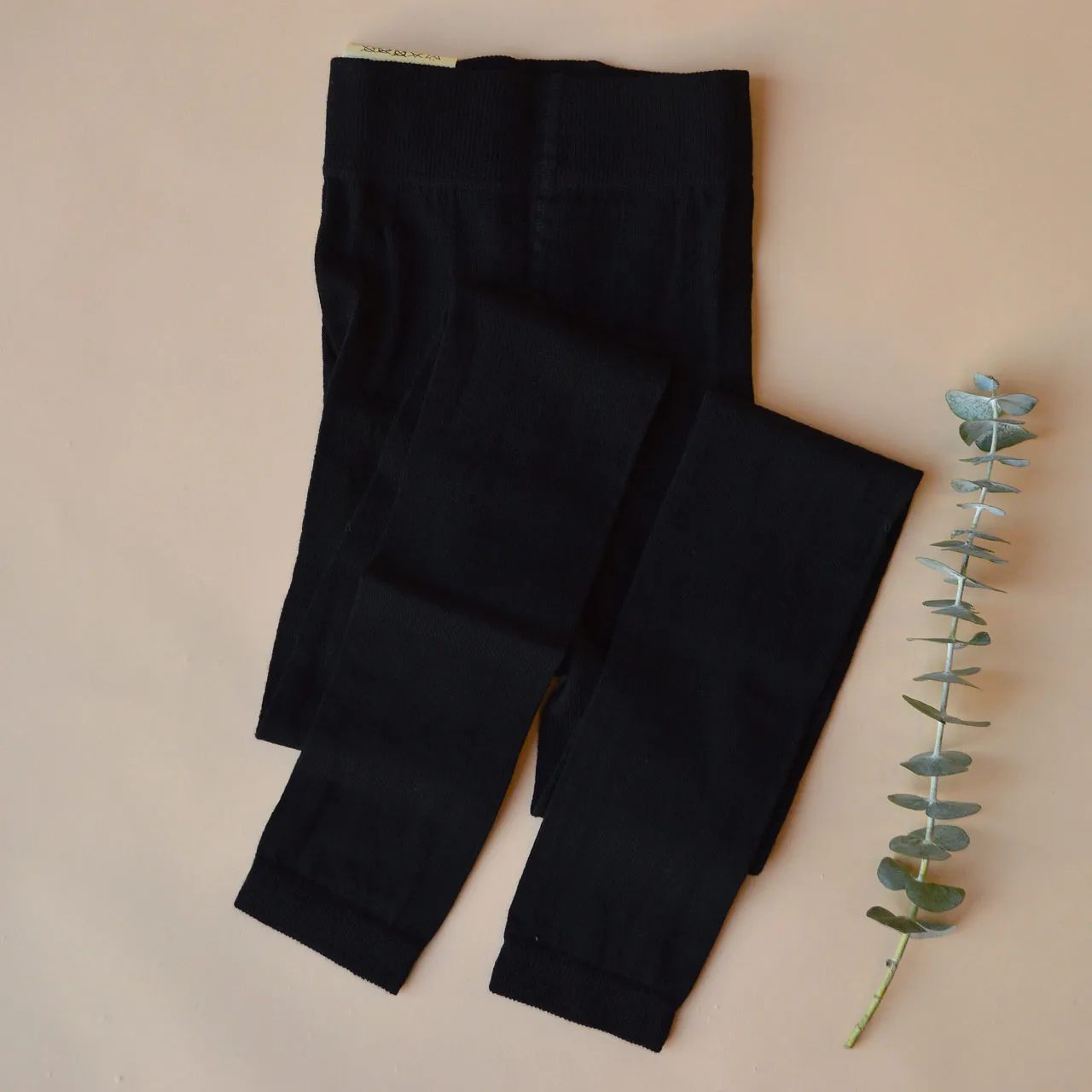 Women's Footless Tights/Leggings - Organic Wool/Cotton