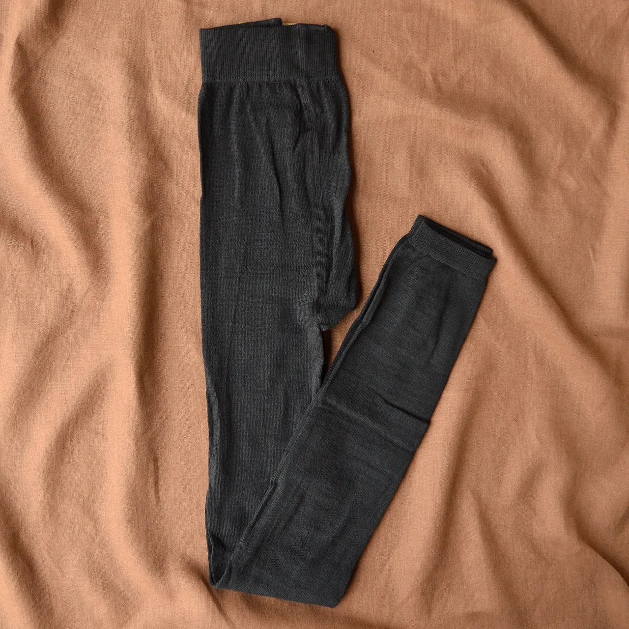 Women's Footless Tights/Leggings - Organic Wool/Cotton