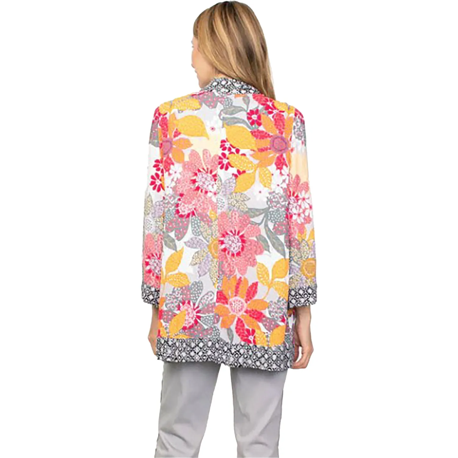Women's Habitat Kimono Cover Up Melon Floral
