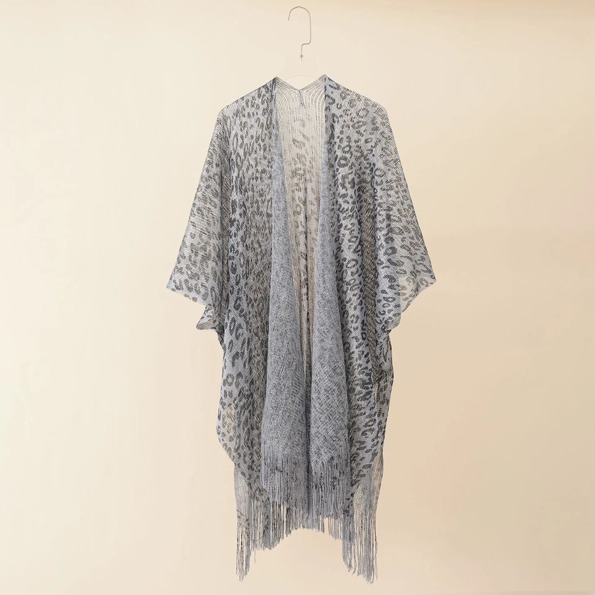 Women's Tops Leopard Loose Tassels Coverups Beach