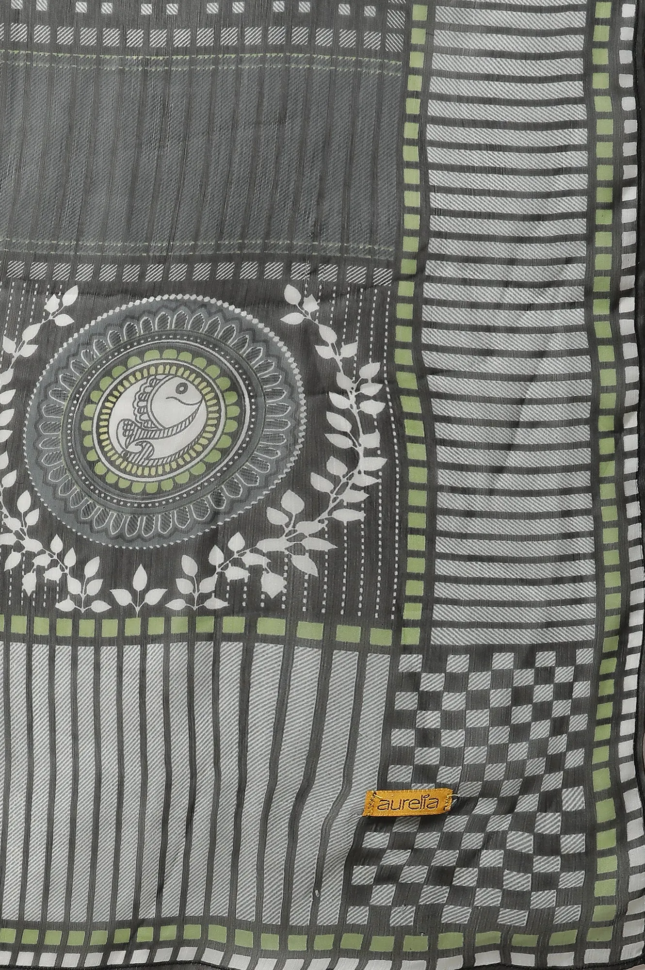 Yellow Printed Kurta, Culottes & Dupatta Set