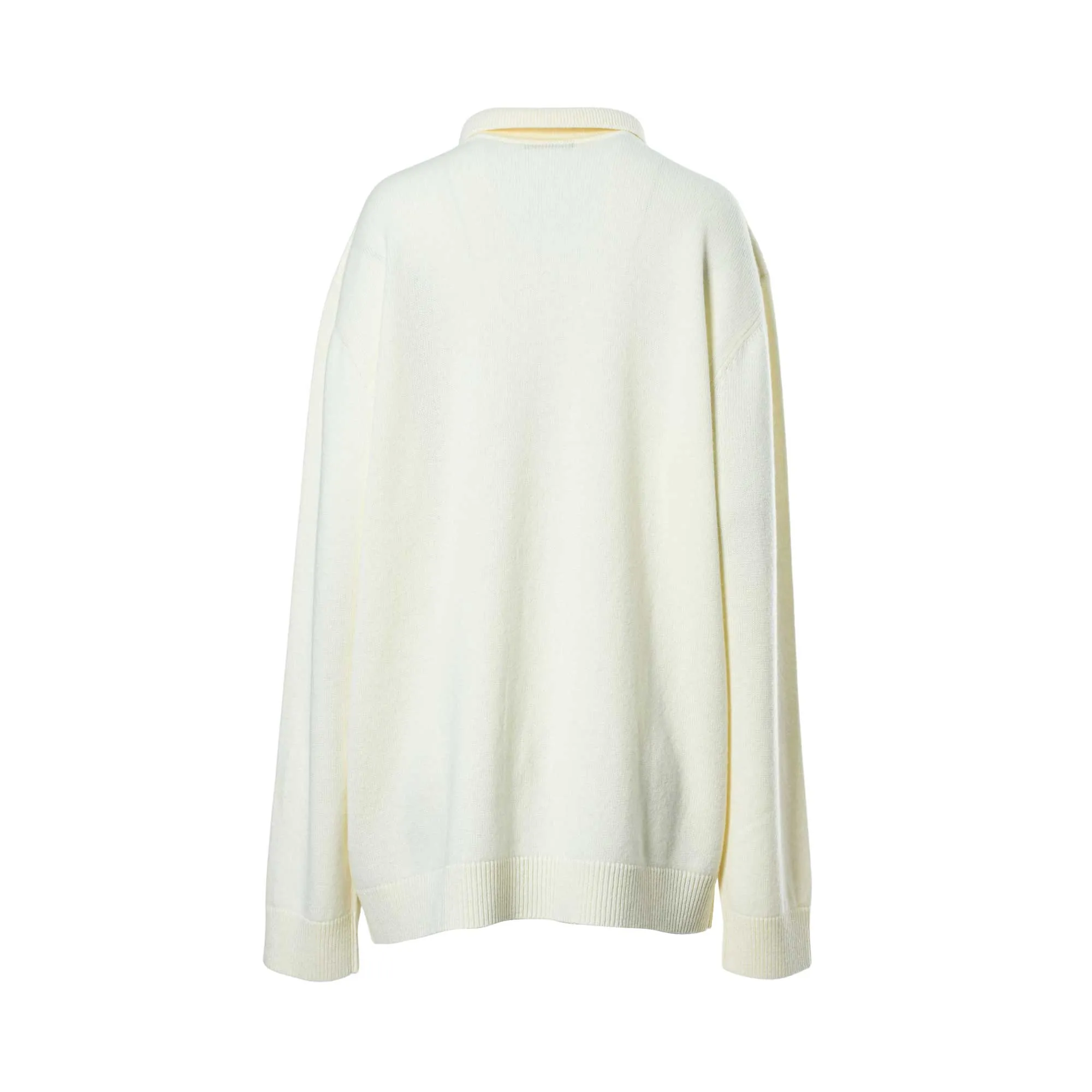 Zilli Men's Wool and Cashmere Polo Cardigan