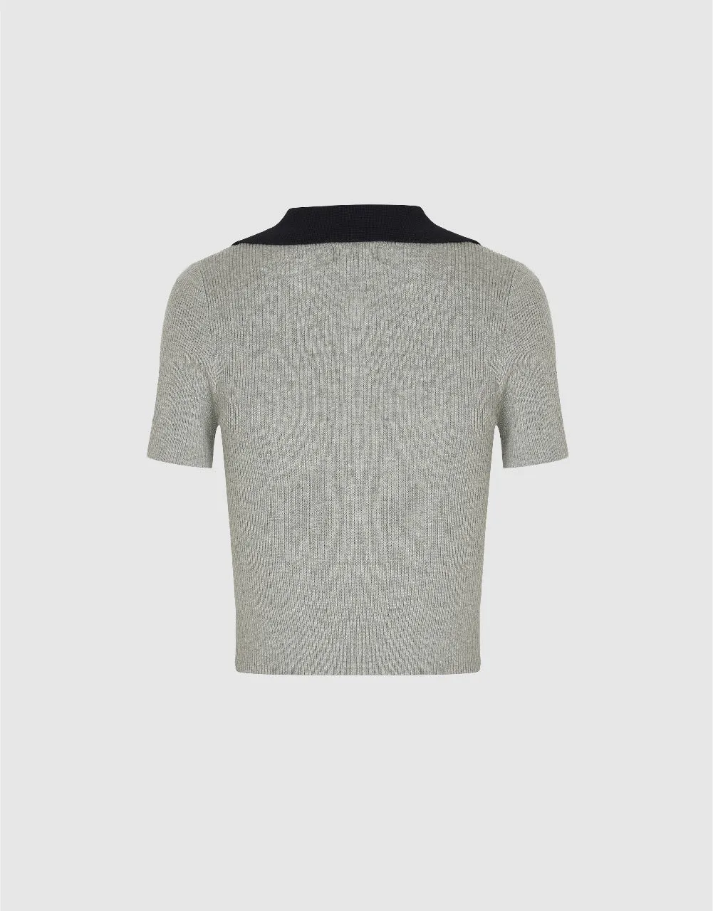 Zipper Front Knitted Cardigan